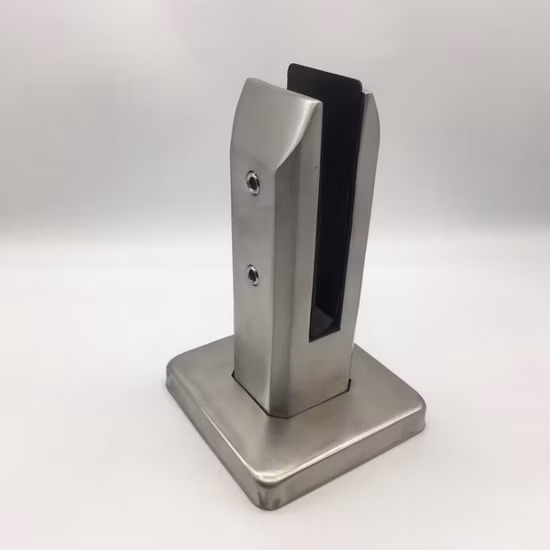 Cerca de piscina de acero inoxidable, espita de vidrio sin marco, espigas de barandilla de vidrio